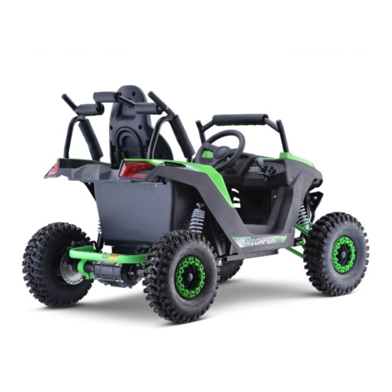 Eco Mini UTV 1200W 48V gyerek elektromos buggy zöld