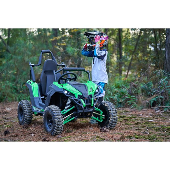 Eco Mini UTV 1200W 48V gyerek elektromos buggy zöld
