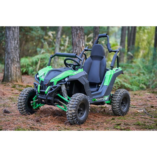 Eco Mini UTV 1200W 48V gyerek elektromos buggy zöld