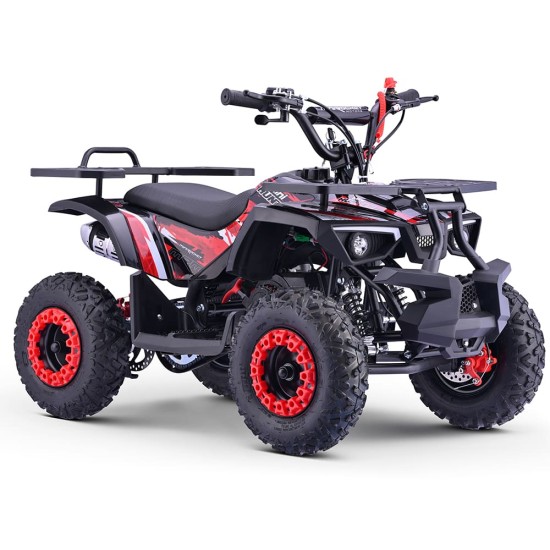 Mini Hunter gyerek Quad 50cm3, 6" piros