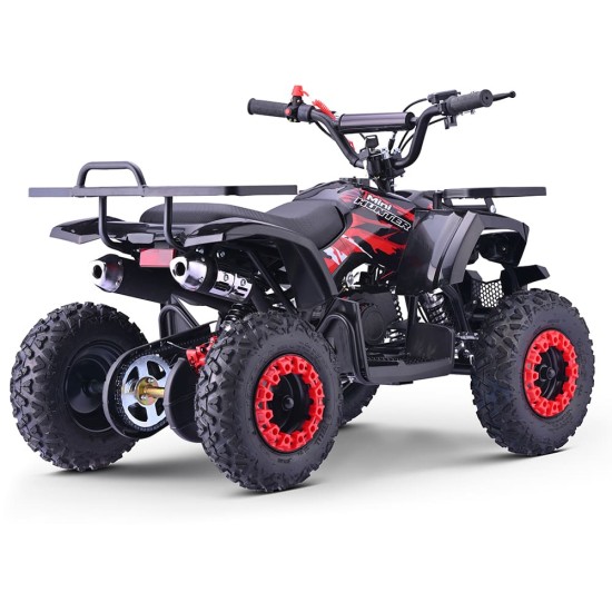 Mini Hunter gyerek Quad 50cm3, 6" piros