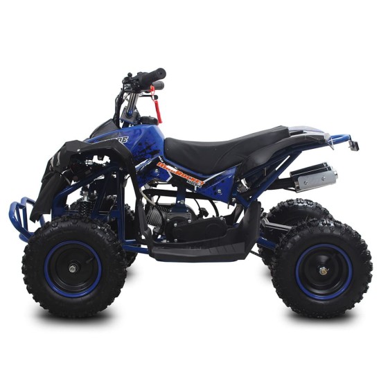 Minigade Gyermek Quad 49cc 6" elektromos indítás kék