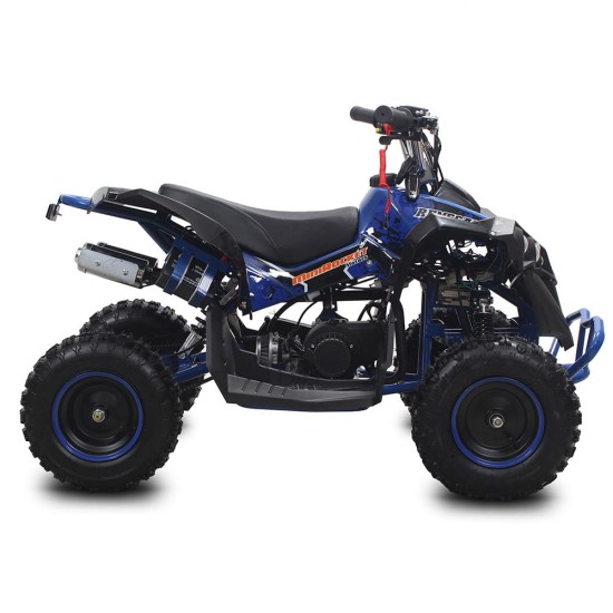 Minigade Gyermek Quad 49cc 6" elektromos indítás kék
