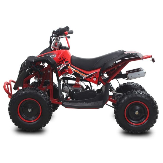Minigade Gyermek Quad 49cc 6" elektromos indítás piros