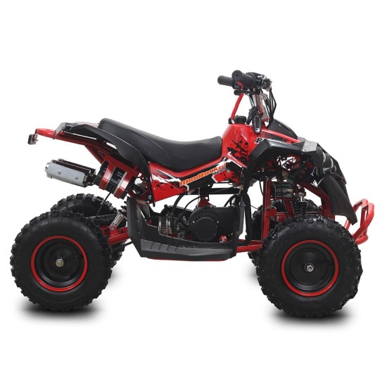 Minigade Gyermek Quad 49cc 6" elektromos indítás piros