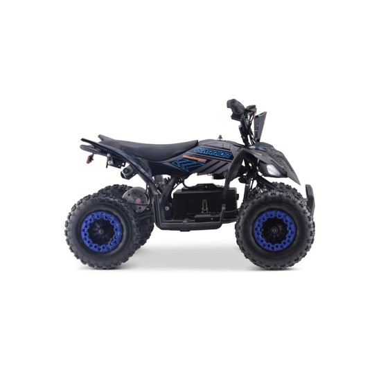 Gyerek elektromos Quad Mini Warrior 6" 1000W 36V kék