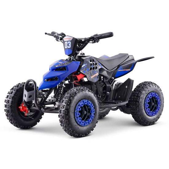 Repti Deluxe Gyerek elektromos Quad 6" 1000W 36v kék