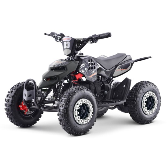 Repti Deluxe Gyerek elektromos Quad 6" 1000W 36v fekete