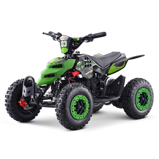 Repti Deluxe Gyerek elektromos Quad 6" 1000W 36v zöld