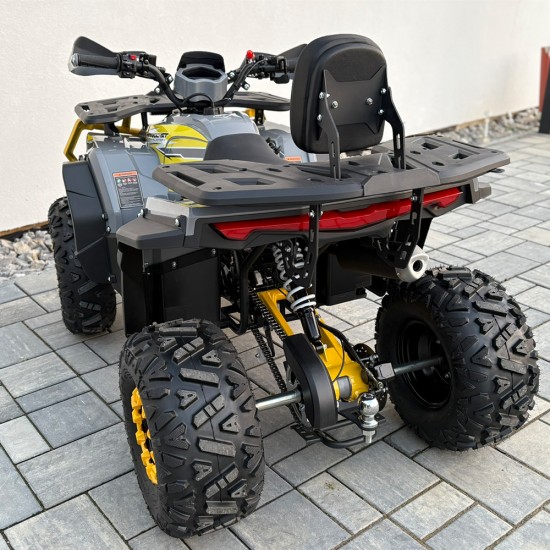 RockRider Quad 125cc 8" félautomata 4T benzin szürke