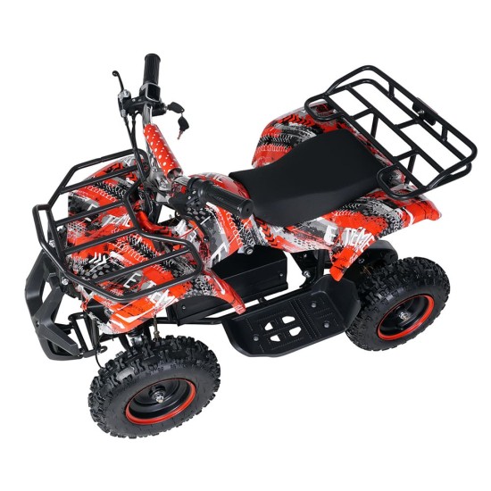 Torino Graffiti 1000w 36v  gyerek Quad 6" piros