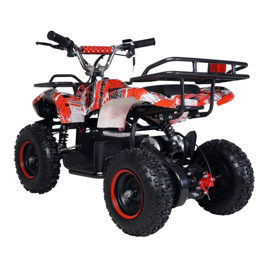 Torino Graffiti 1000w 36v  gyerek Quad 6" piros