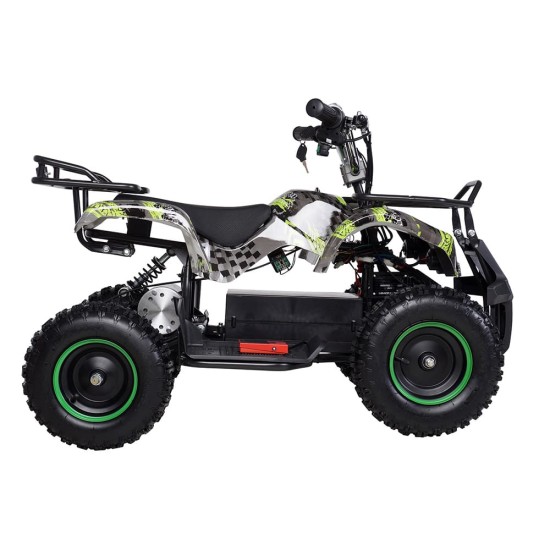 Torino Graffiti 1000w 36v  gyerek Quad 6" zöld