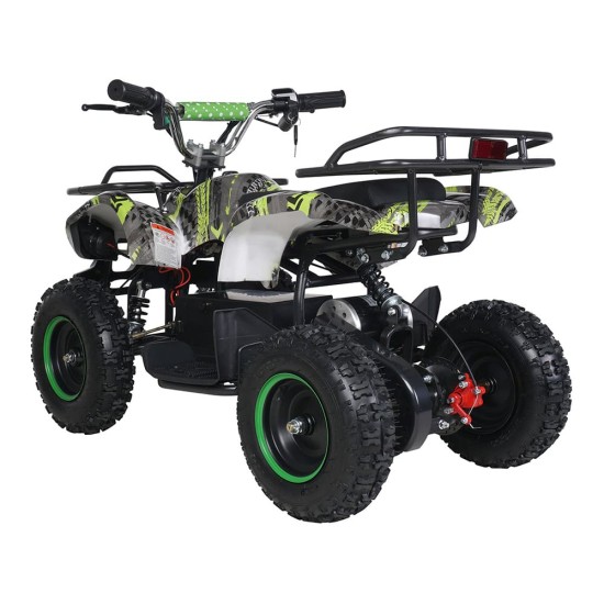 Torino Graffiti 1000w 36v  gyerek Quad 6" zöld