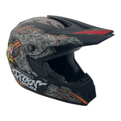 Casca cross/atv copii Mejia negru/gri mat marime XL