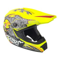 Casca cross/atv copii Mejia galben/gri mat marime XL