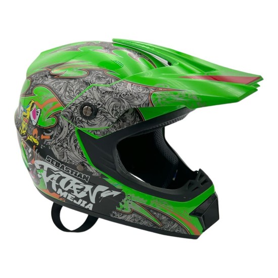 Casca cross/atv copii Mejia verde deschis, marime XL