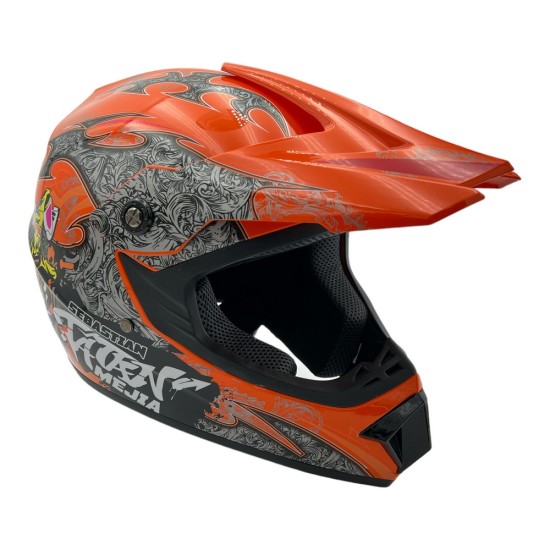 Casca cross/atv copii Mejia portocaliu marime XL
