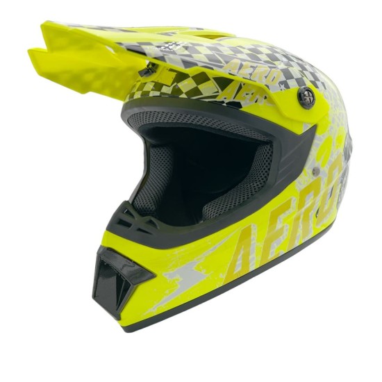 Casca cross/atv copii Mejia galben marime L