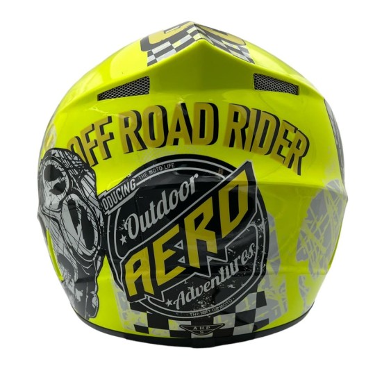 Casca cross/atv copii Mejia galben marime L