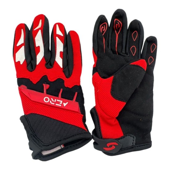 Manusi cross/atv copii Aero rosu marime XS