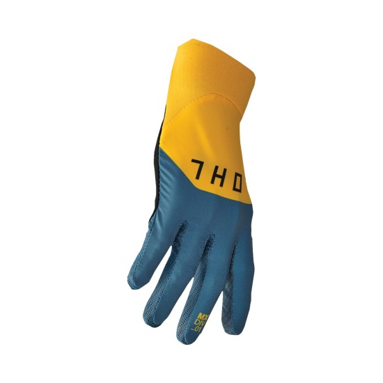 Manusi cross/enduro/atv Thor Agile Rival, albastru/galben, marime M