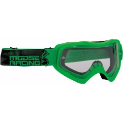 Ochelari cross/atv Moose Racing Qualifier, negru/verde