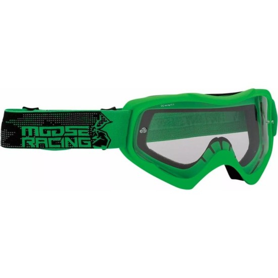 Ochelari cross/atv Moose Racing Qualifier, negru/verde