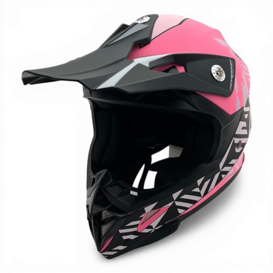 Casca cross/atv copii MiniRocket roz marime YS
