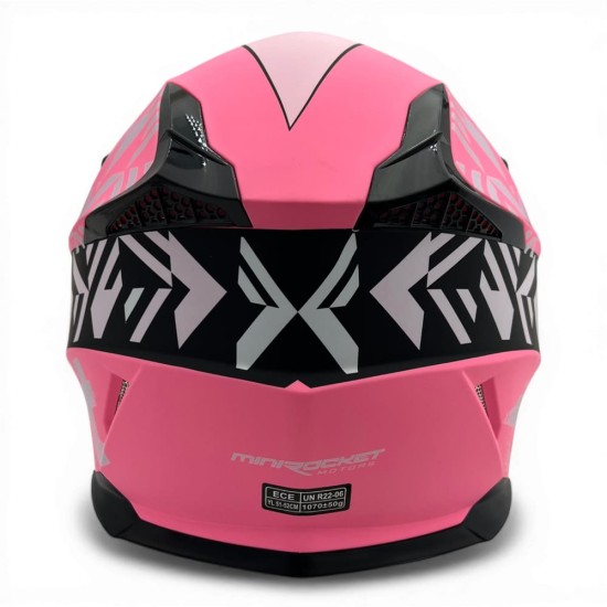 Casca cross/atv copii MiniRocket roz marime YS