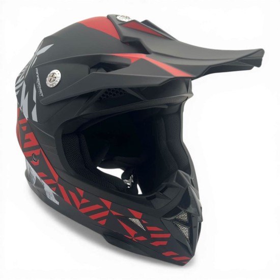 Casca cross/atv copii MiniRocket rosu marime YS