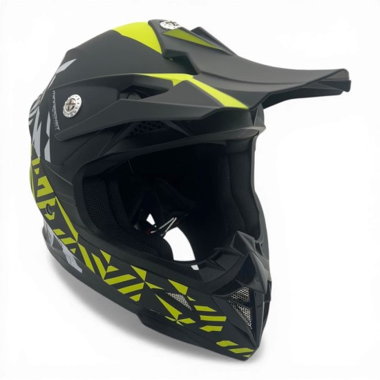 Casca cross/atv copii MiniRocket galben fluo marime YS