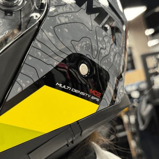 Casca flip-up Smk Glide Sign GL126, alb/negru/gri, marime S