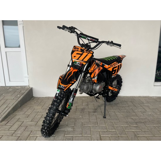 NCX SXR Evolution 17/14" 140cc 4T benzines cross fekete/narancs