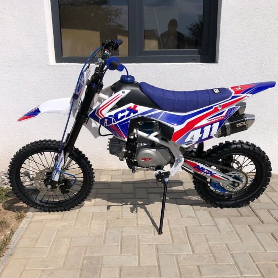 NCX Vyper25 17/14" 125cc 4T benzines cross fehér/kék