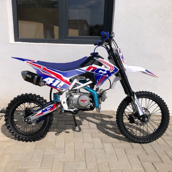 NCX Vyper25 17/14" 125cc 4T benzines cross fehér/kék