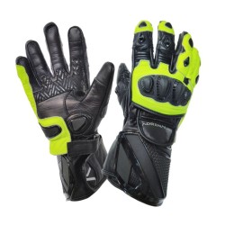 Manusi moto Adrenaline Lynx Sport, negru/fluorescent, marime XL