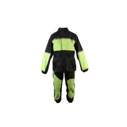 Costum ploaie din 2 parti Adrenaline Orcan 2.0, negru/galben, marime XL