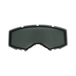 Sticla rezerva ochelari cross/enduro Fly Racing Dual Lens W/O, fumuriu