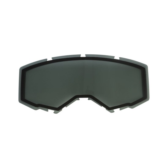 Sticla rezerva ochelari cross/enduro Fly Racing Dual Lens W/O, fumuriu