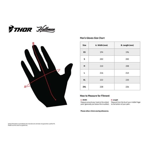 Manusi cross/atv Thor Sector, negru/portocaliu, marime M