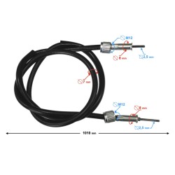 Cablu kilometraj scuter/moped, lungime 1010mm