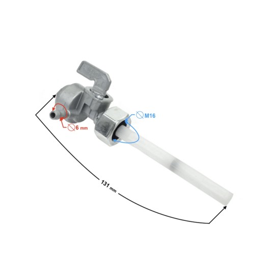 Robinet benzina moped diametru 16mm