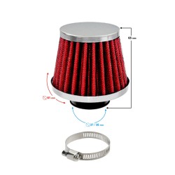 Filtru aer sport, diametru 38mm