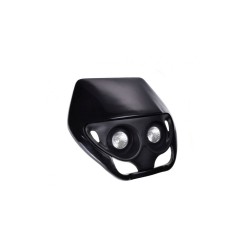 Carena si far fata cu prinderi universal cross-enduro, negru