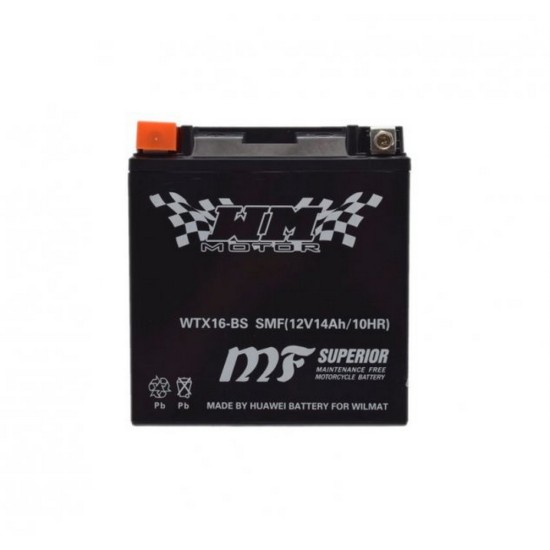 Baterie moto YTX16-BS, 12v16ah, WM