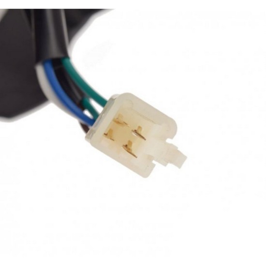 Carena si far fata cu prinderi universal cross-enduro, alb