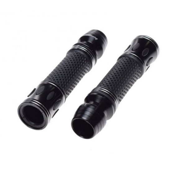 Set 2 mansoane universale moto F4, negru