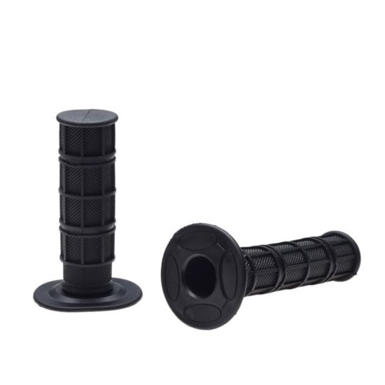 Set 2 mansoane cross-enduro universale, 22mm, negru