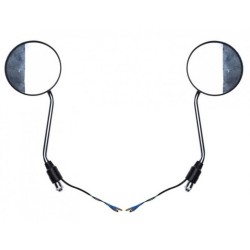 Set oglinzi universale moto-atv cu semnalizari, rotunde, M10X1.25